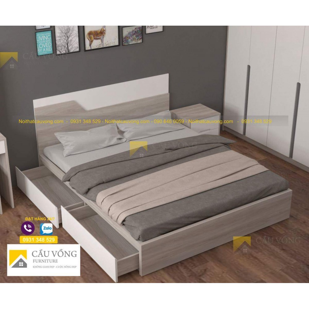 Nếu bạn yêu thích chiếc giường ngủ melamine với đầy đủ tính năng tiện dụng và màu sắc thời thượng, hãy ghé thăm chúng tôi. Với các sản phẩm giường ngủ melamine sang trọng, chúng tôi sẽ mang lại cho bạn những giấc ngủ ngon và thoải mái nhất.