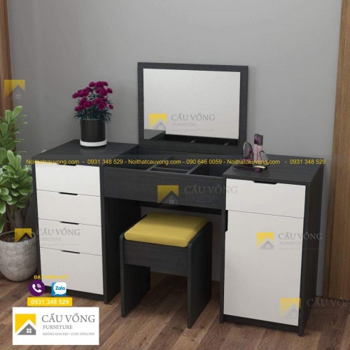 Bàn trang điểm gương lật BTD75 Bàn trang điểm gương lật BTD75