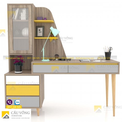 Bàn trang điểm kết hợp bàn làm việc BTD89 Bàn trang điểm kết hợp bàn làm việc BTD89