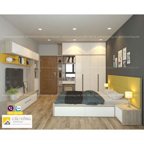 Bộ giường tủ phòng ngủ BPN04 Bộ giường tủ phòng ngủ BPN04