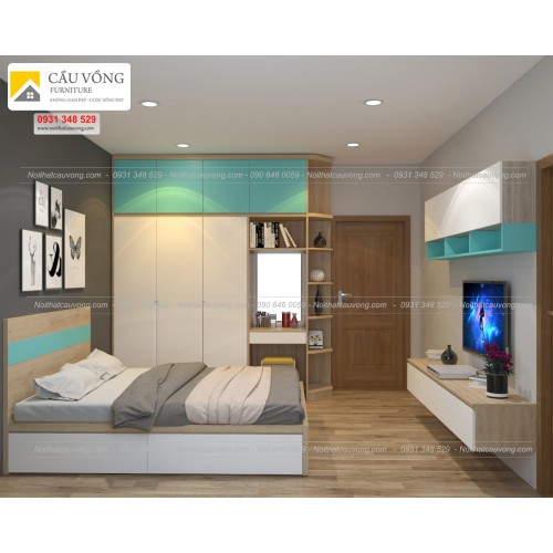 Bộ phòng ngủ hiện đại BPN08