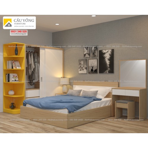 Bộ phòng ngủ hiện đại BPN11