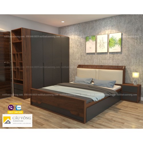 Bộ giường tủ phòng ngủ BPN34 Bộ giường tủ phòng ngủ BPN34