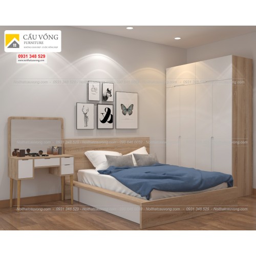 Phòng ngủ trọn bộ giá rẻ BPN68