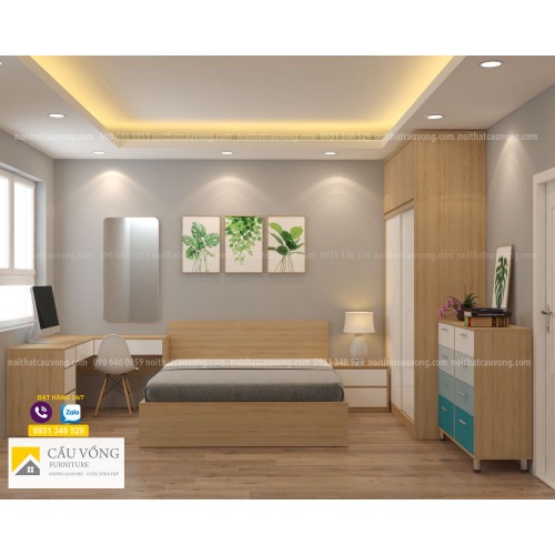 Bộ phòng ngủ đẹp giá rẻ BPN73 Bộ phòng ngủ đẹp giá rẻ BPN73