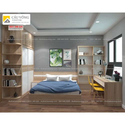 Bộ phòng ngủ hiện đại BPN81 Bộ phòng ngủ hiện đại BPN81