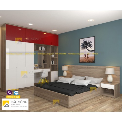 Bộ nội thất phòng ngủ đẹp BPN76