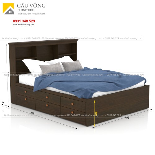 Giường ngủ có hộc để đồ-GCV64 Giường ngủ có hộc để đồ-GCV64