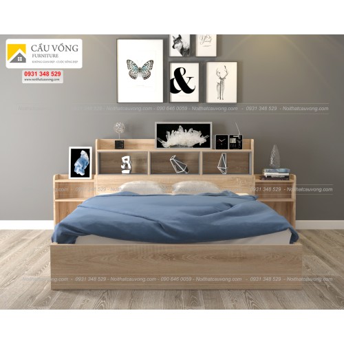 Giường ngủ gỗ công nghiệp GCV97 Giường ngủ gỗ công nghiệp GCV97