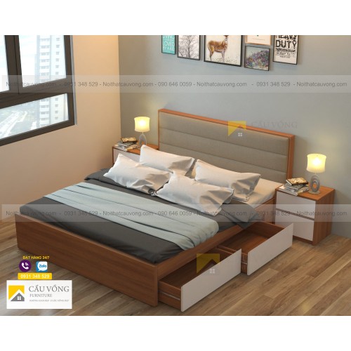 Giường ngủ bọc nệm GCV41