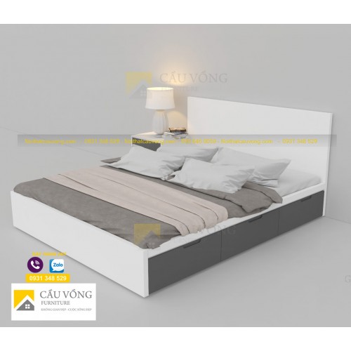 Giường ngủ màu trắng GCV73 Giường ngủ màu trắng GCV73