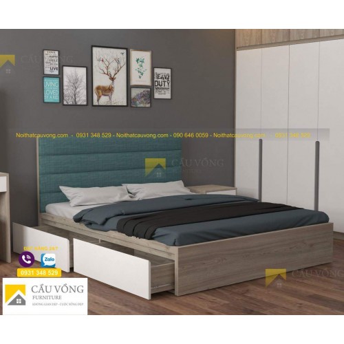 Giường ngủ bọc nệm GCV57 Giường ngủ bọc nệm GCV57