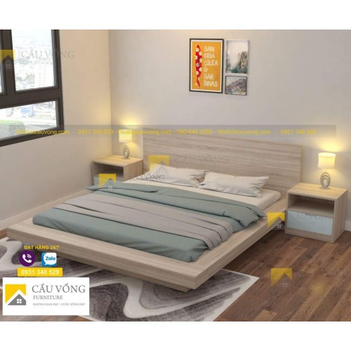 Giường ngủ kiểu nhật giá rẻ GCV53 Giường ngủ kiểu nhật giá rẻ GCV53