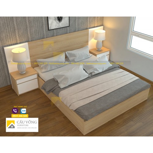 Giường ngủ thiết kế đẹp GCV83 Giường ngủ thiết kế đẹp GCV83