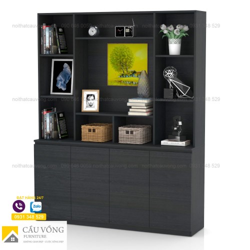 Giá sách, kệ sách gỗ trang trí KS40 Giá sách, kệ sách gỗ trang trí KS40