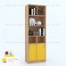 Tủ sách đứng cửa lùa hiện đại KS47
