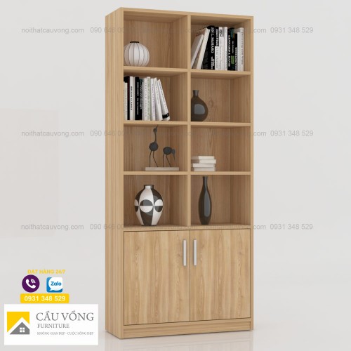Tủ sách gỗ hiện đại KS49 Tủ sách gỗ hiện đại KS49