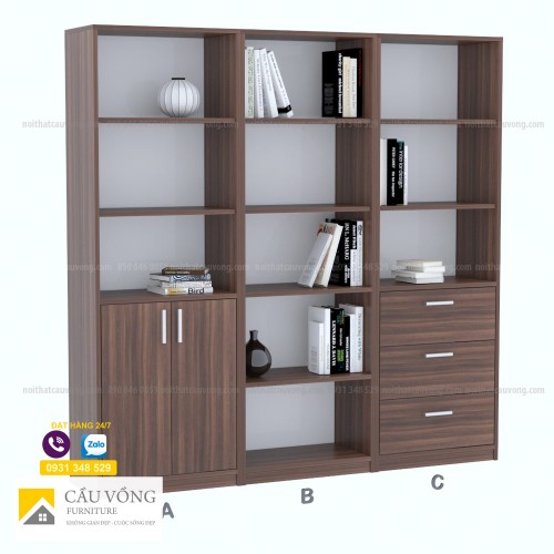 Kệ sách gỗ công nghiệp KS51 Kệ sách gỗ công nghiệp KS51