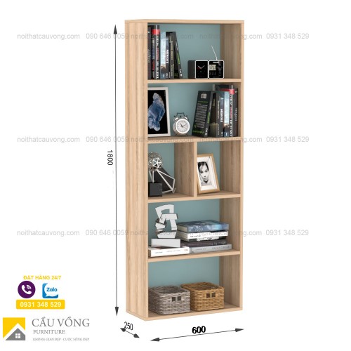 Kệ sách gỗ KS64 Kệ sách gỗ KS64