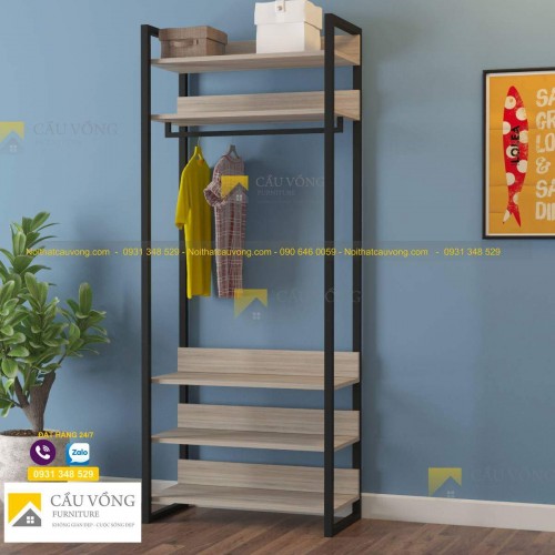 Kệ treo quần áo khung sắt KS69 Kệ treo quần áo khung sắt KS69