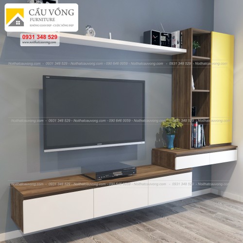 Kệ Tivi treo tường phòng khách đẹp TV-76 Kệ Tivi treo tường phòng khách đẹp TV-76