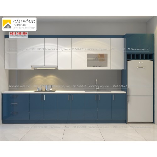 Tủ bếp gỗ công nghiệp giá rẻ TB65 Tủ bếp gỗ công nghiệp giá rẻ TB65