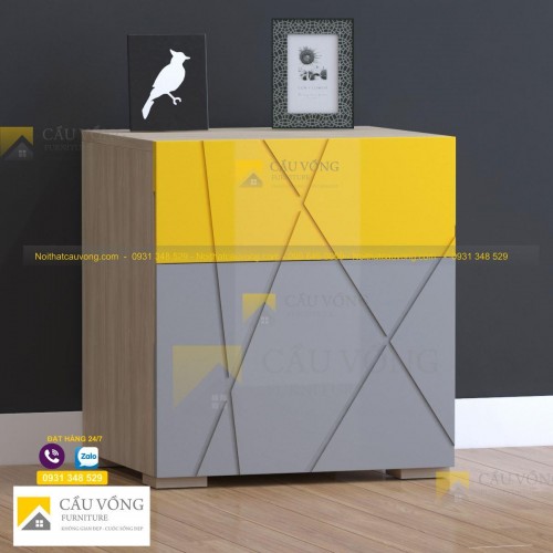 Tủ hộc kéo đầu giường hiện đại - TDG90