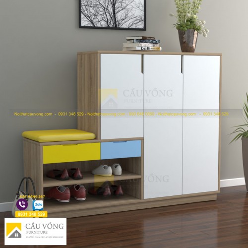 Tủ giày dép thiết kế đẹp cho gia đình TG-62 Tủ giày dép thiết kế đẹp cho gia đình TG-62