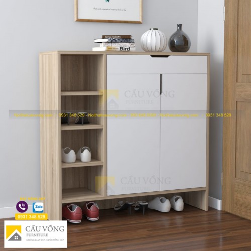 Tủ đựng giày gia đình gỗ công nghiệp hiện đại TG-58 Tủ đựng giày gia đình gỗ công nghiệp hiện đại TG-58