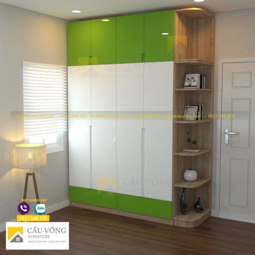 Tủ áo gỗ công nghiệp TA52