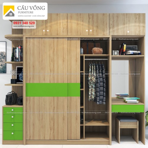 Tủ quần áo cánh lùa TA06