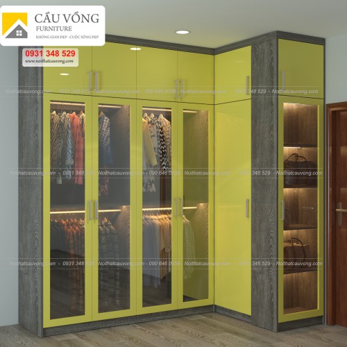 Mẫu tủ quần áo đẹp TA11
