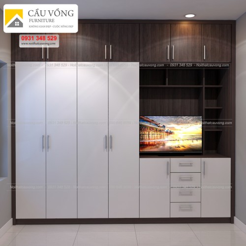Mẫu tủ quần áo TA110