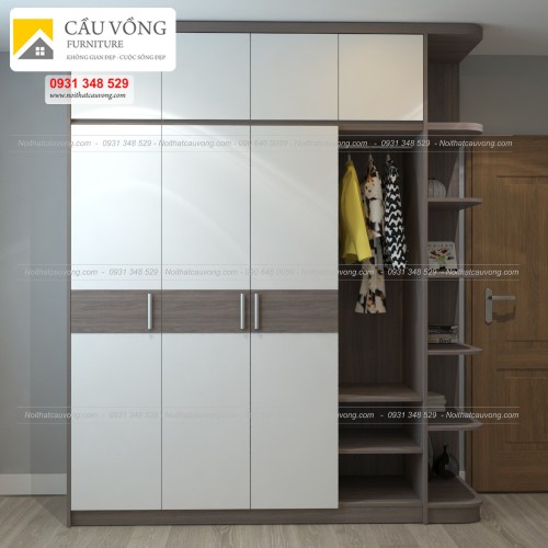 Tủ quần áo gỗ công nghiệp TA29