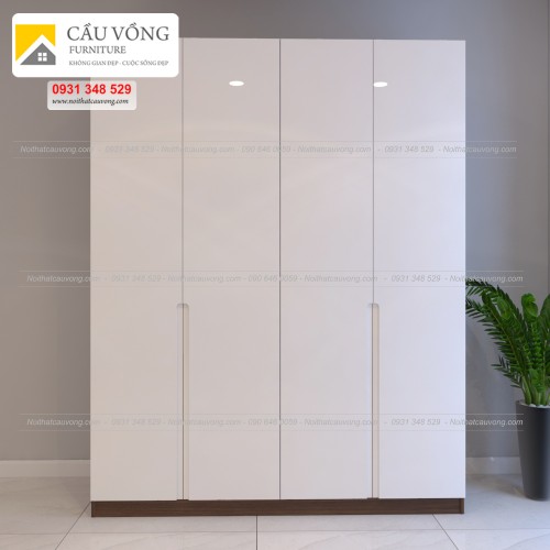 Tủ áo màu trắng TA48