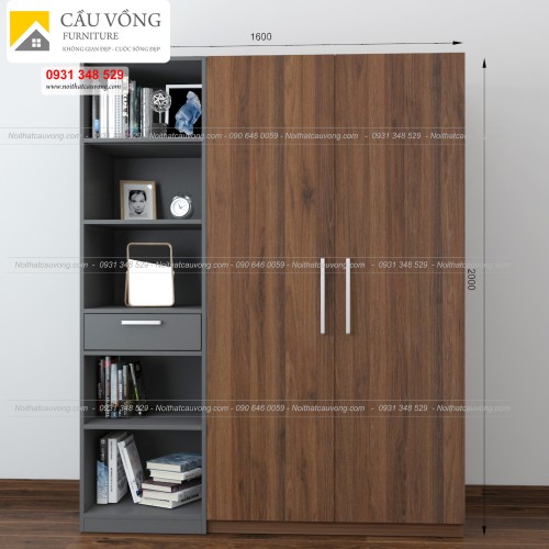 Mẫu tủ quần áo hiện đại TA54