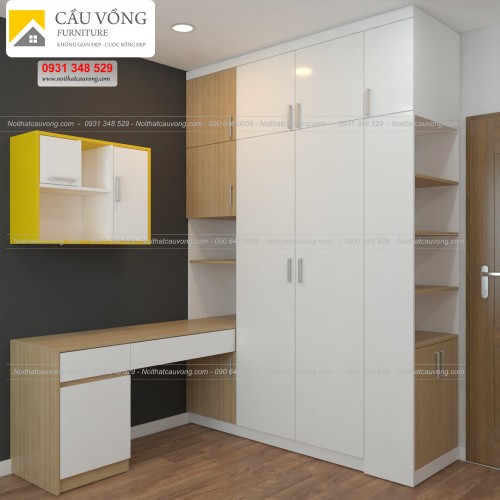 Tủ áo gỗ công nghiệp TA65