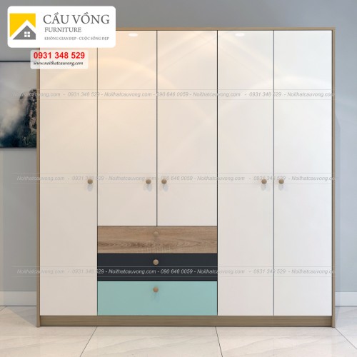 Tủ áo hiện đại gỗ MFC TA70