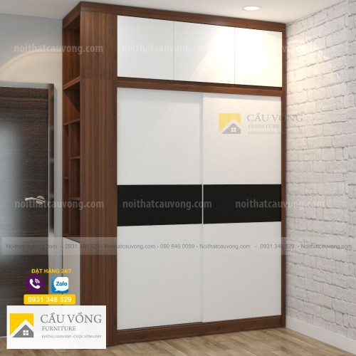 Tủ quần áo cửa lùa TA105