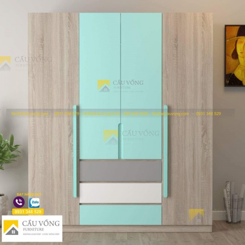 Tủ quần áo đẹp TA14 Tủ quần áo đẹp TA14