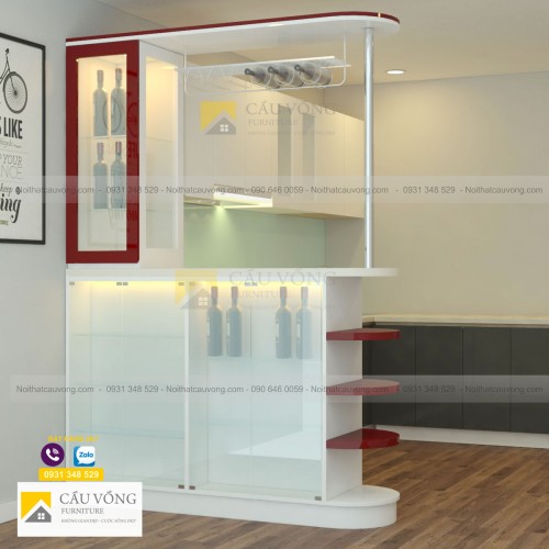 Quầy bar ngăn phòng bếp và phòng khách TR94 Quầy bar ngăn phòng bếp và phòng khách TR94