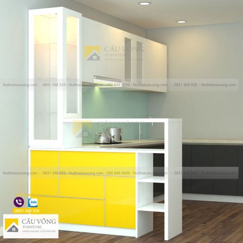 Tủ quầy bar ngăn phòng khách TR95 Tủ quầy bar ngăn phòng khách TR95