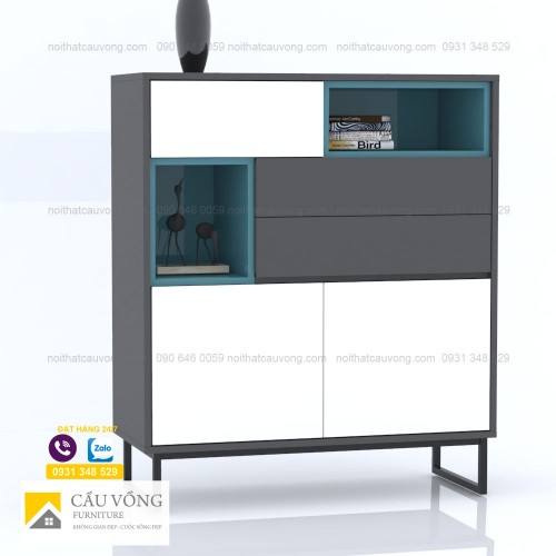 Tủ trang trí phong cách hiện đại TTCV90 Tủ trang trí phong cách hiện đại TTCV90