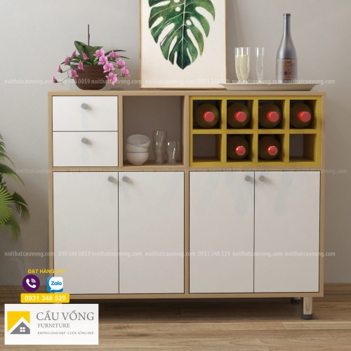 Tủ trang trí có kệ rượu TTCV94 Tủ trang trí có kệ rượu TTCV94