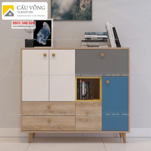 Tủ đồ trang trí gỗ công nghiệp TTCV99 Tủ đồ trang trí gỗ công nghiệp TTCV99