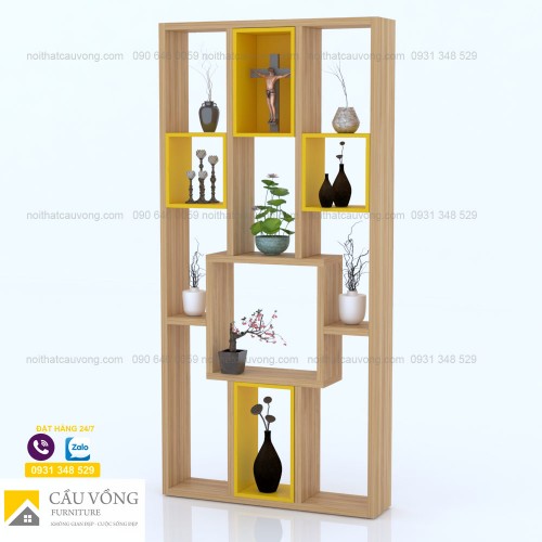 Kệ trang trí vách ngăn phòng VN95 Kệ trang trí vách ngăn phòng VN95